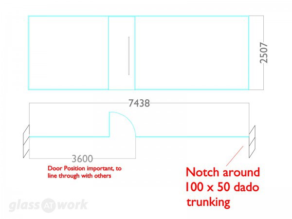 Tax Solutions Ltd (Darnall, Sheffield): Glass Office Partition