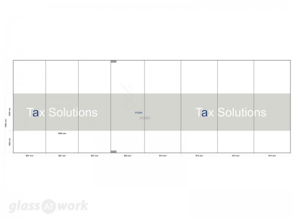 Tax Solutions Ltd (Darnall, Sheffield): Glass Office Partition