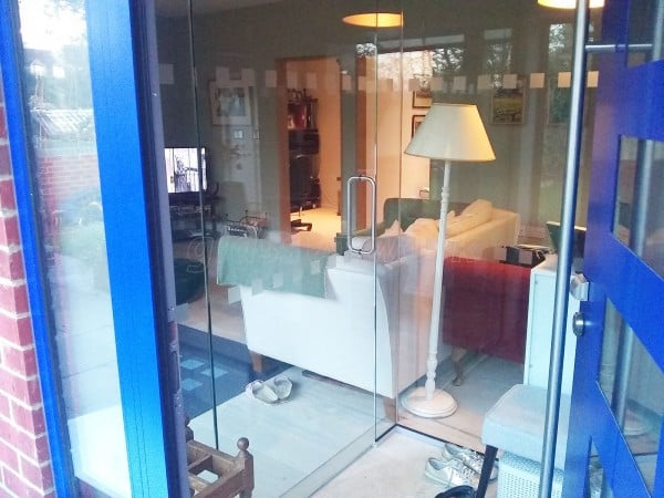 Residential Project (Sandford On Thames, Oxford): Frameless Toughened Glass Vestibule