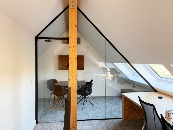 TMV Architects (Peterborough, Cambridgeshire): Loft Room Internal Glass Partition