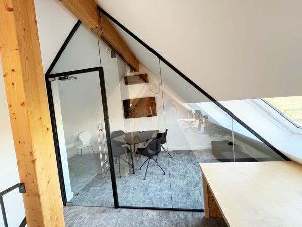 TMV Architects (Peterborough, Cambridgeshire): Loft Room Internal Glass Partition