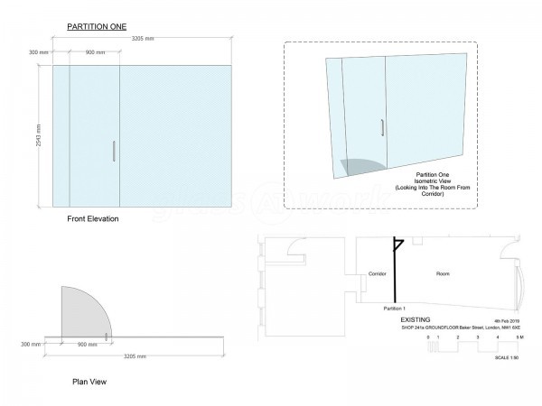 Total Chi (Regents Park, London): Toughened Glass Room Divider And Frameless Glass Sliding Door