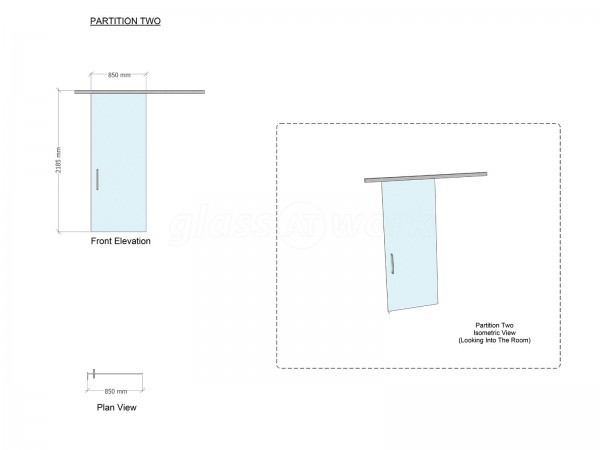 Total Chi (Regents Park, London): Toughened Glass Room Divider And Frameless Glass Sliding Door