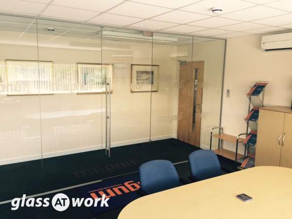 Tungum Ltd (Tewkesbury, Gloucestershire): Mezzanine Glass Office