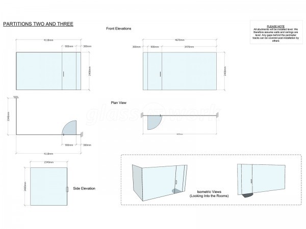 Roundel Kitchens (Washington, Tyne & Wear): Glass Office Partitioning