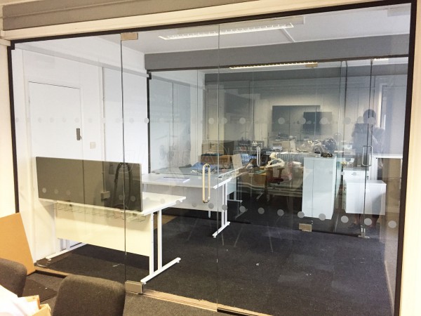 Up & Away Aviation Detailing Ltd (Kidlington, Oxfordshire): Toughened Glazed Office Separation Screens