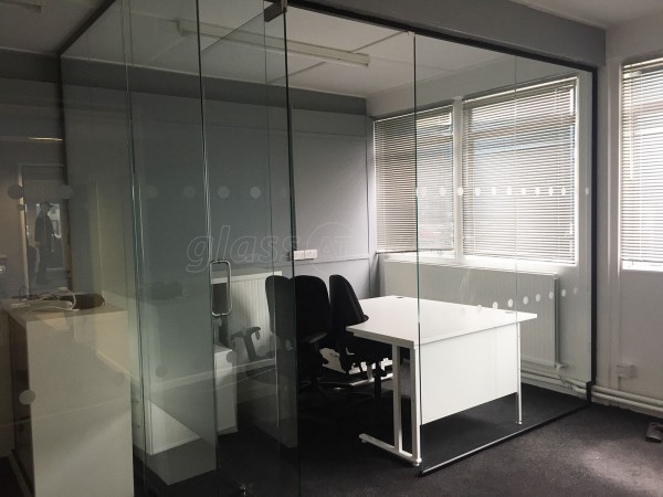 Up & Away Aviation Detailing Ltd (Kidlington, Oxfordshire): Toughened Glazed Office Separation Screens