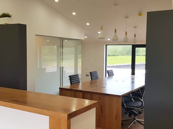 Walnut Hill Equine Veterinary Clinic (Henley-In-Arden, Warwickshire): Glass Office Wall For Vets Practice Refurbishment