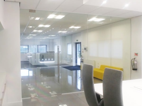 Sov Print Ltd (Caerphilly, Wales): Frameless Glass Office Walls & Partitions