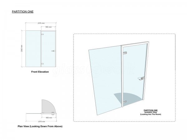 Residential Project (Wokingham, Berkshire): House Toughened Safety Glass Screen