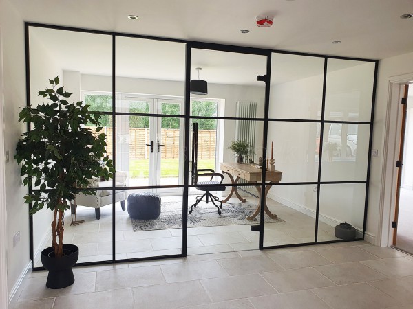 Willowstone Developments Ltd (Burton-on-Trent, Derbyshire): T-Bar Home Office Framed Glass Partition