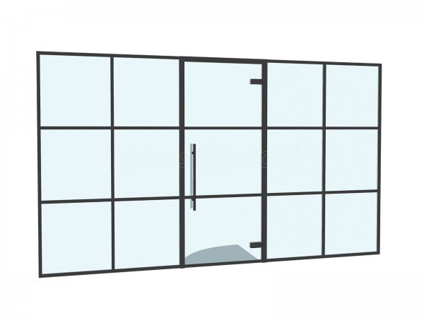 Willowstone Developments Ltd (Burton-on-Trent, Derbyshire): T-Bar Home Office Framed Glass Partition