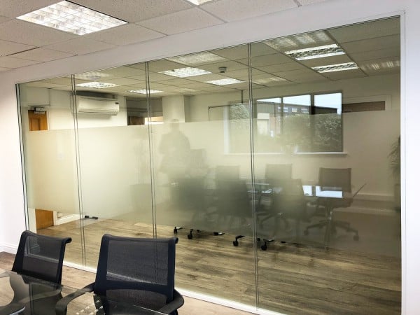 Double Glazed Frameless Glass Office Partitioning