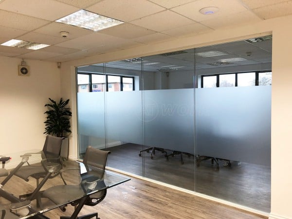 Double Glazed Frameless Glass Office Partitioning