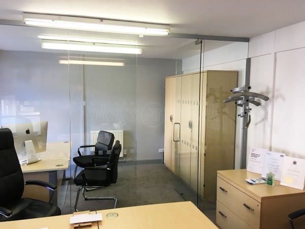 x2 Wealth Management Ltd (Ashbourne, Derbyshire): Frameless Glass Office Screens