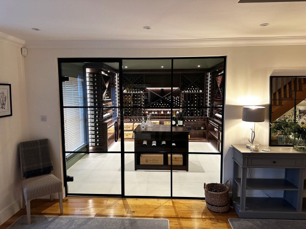 Wine Room (Beverley, East Riding of Yorkshire): T-Bar Wine Room Glass Partition and Door