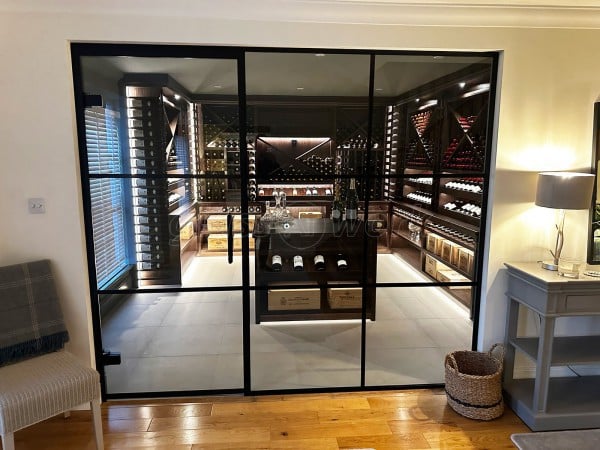 Wine Room (Beverley, East Riding of Yorkshire): T-Bar Wine Room Glass Partition and Door